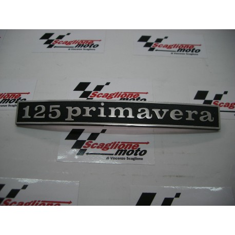 TARGHETTA "125 PRIMAVERA" 2 PIOLI 3 MM-INTERASSE 110 MM