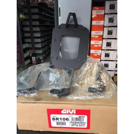 PORTAPACCHI PIANALE PER BAULETTO PIAGGIO LIBERTY S 50/125/150/200 