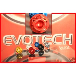 TAPPO OLIO MOTO IN ERGAL "EVOTECH" KAWASAKI ER6 N/F-VERSYS  BLU
