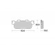 PASTIGLIE FRENO POST. KYMCO PEOPLE S 125/200/250/300-PEOPLE GT 125/200/300