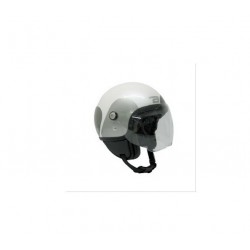 CASCO DEMI JET CON VISIERA ALIKE BIANCO TAGLIA L