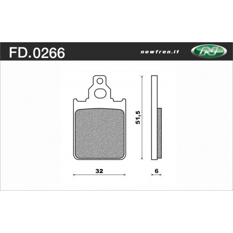 PASTIGLIE FRENO ANTERIORI VESPA PX 125/150/200