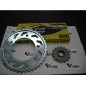 KIT CATENA-CORONA-PIGNONE "REGINA" 16/43 HONDA HORNET 600 '07-'13