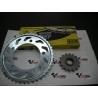 KIT CATENA-CORONA-PIGNONE "REGINA" 16/43 HONDA HORNET 600 '07-'13