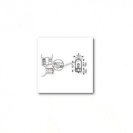 SCATOLA 10 PEZZI LAMPADE TUTTOVETRO 12V 5W T10