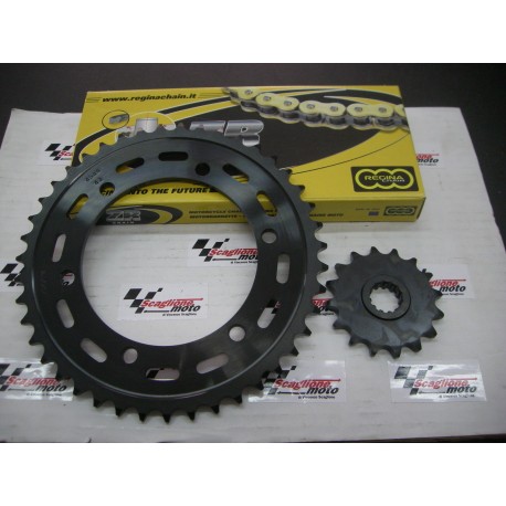 KIT CATENA-CORONA-PIGNONE "REGINA" 16/43 YAMAHA TDM 850 '99-'01