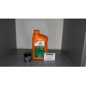 OLIO REPSOL 10W40 (LT 1) + FILTRO OLIO ADIVA 125 '07-'08