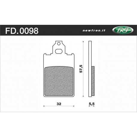 PASTIGLIE FRENO ANTERIORI PIAGGIO FREE 50