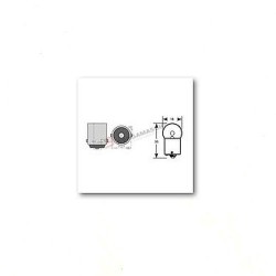 SCATOLA 10 PEZZI LAMPADA 12V 10W BA15S