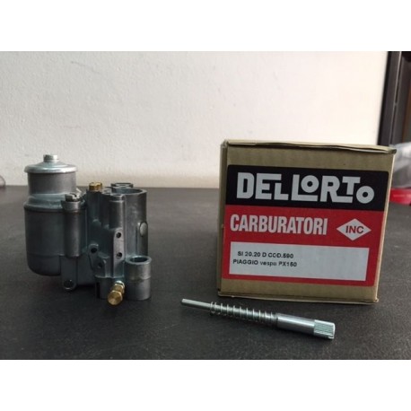 CARBURATORE DELL'ORTO SI 20 20 D PIAGGIO VESPA PX 150 CON MISCELATORE