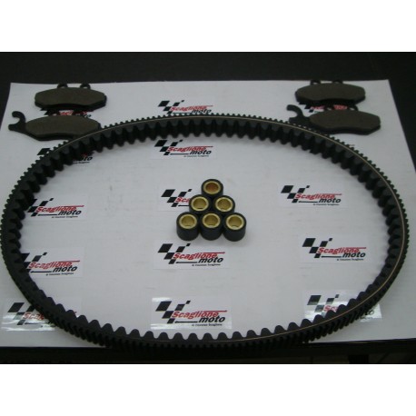 KIT TAGLIANDO BEVERLY 250 INIEZIONE (CINGHIA+RULLI+PASTIGLIE ANT. E POST.)