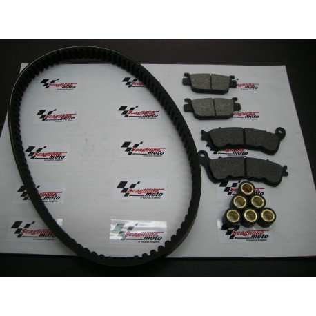 KIT TAGLIANDO HONDA SH 125/150 DD (CINGHIA+RULLI+PASTIGLIE ANT. E POST.)