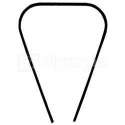 BORDO SCUDO NERO VESPA PX 125/150-VESPA P200E