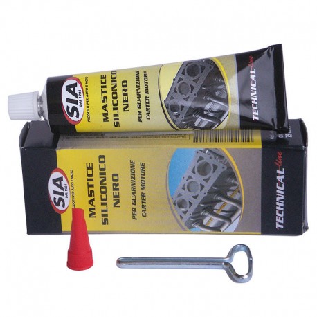 MASTICE SILICONICO NERO PER GUARNIZIONI CARTER MOTORE 75 ML