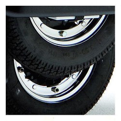 CERCHIO CROMATO PER VESPA PX