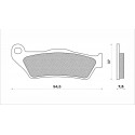 PASTIGLIE FRENO ANT. PIAGGIO BEVERLY 400 '06-'08