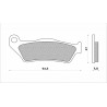 PASTIGLIE FRENO ANT. PIAGGIO BEVERLY 400 '06-'08