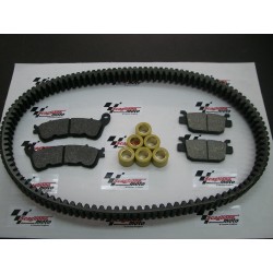 KIT TAGLIANDO HONDA SH 300 (CINGHIA+RULLI+PASTIGLIE ANT. E POST.)