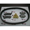 KIT TAGLIANDO HONDA SH 300 (CINGHIA+RULLI+PASTIGLIE ANT. E POST.)