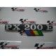TARGHETTA VESPA ARCOBALENO "PX200E"