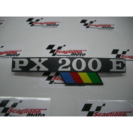 TARGHETTA VESPA ARCOBALENO "PX200E"