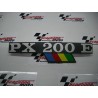 TARGHETTA VESPA ARCOBALENO "PX200E"