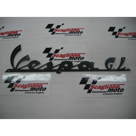 TARGHETTA "VESPA GL" LUNGHEZZA 167 MM CON FORI