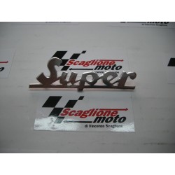TARGHETTA VESPA "SUPER" 2 PIOLI 3 MM-INTERASSE 55,5 MM