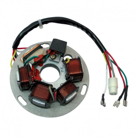 STATORE 6 POLI VESPA PX 125/150/200 ARCOBALENO CON  AVV. ELETTRICO