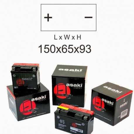 BATTERIA "ASAKI" CT7B-BS