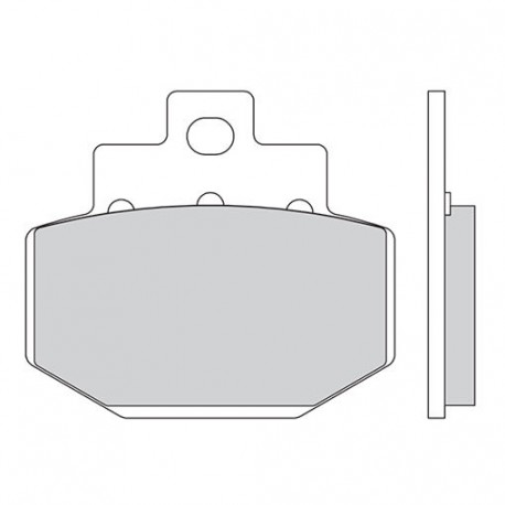 PASTIGLIE FRENO POST. PIAGGIO SUPER HEXAGON GTX 125/180/250-HEXAGON GTX 125/180