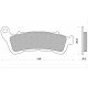 PASTIGLIE FRENO ANT. SINTERIZZATE "NEWFREN" HONDA VFR 800/ABS