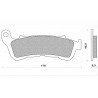 PASTIGLIE FRENO ANT. SINTERIZZATE "NEWFREN" HONDA VFR 800/ABS