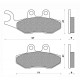 PASTIGLIE FRENO ANTERIORE VESPA GT 125/200-VESPA GTS 125/250/300