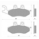 PASTIGLIE FRENO ANTERIORE VESPA GT 125/200-VESPA GTS 125/250/300