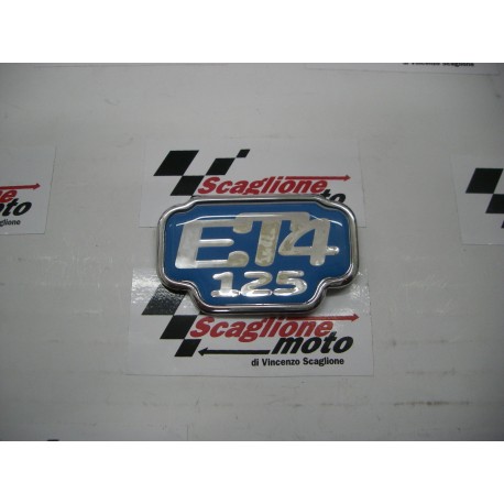 TARGHETTA BAULETTO ANT. "ET4 125"