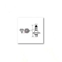 LAMPADA H4 12V 60/55W ALOGENA P43T (2 PEZZI)