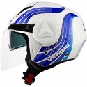 CASCO JET "VEMAR" BREEZE DOPPIA VISIERA BIANCO/BLU TG. L