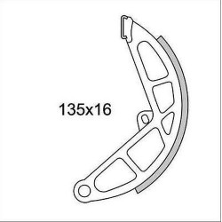 GANASCE FRENO POST. "NEWFREN" PIAGGIO SI/BRAVO/BOXER/GRILLO