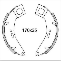 GANASCE FRENO ANT. "NEWFREN" PIAGGIO COSA