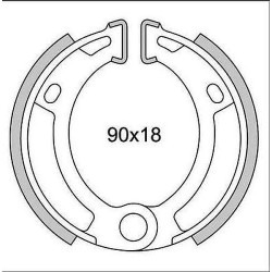 GANASCE FRENO ANT.E POST. "NEWFREN" PIAGGIO BRAVO/BOSS
