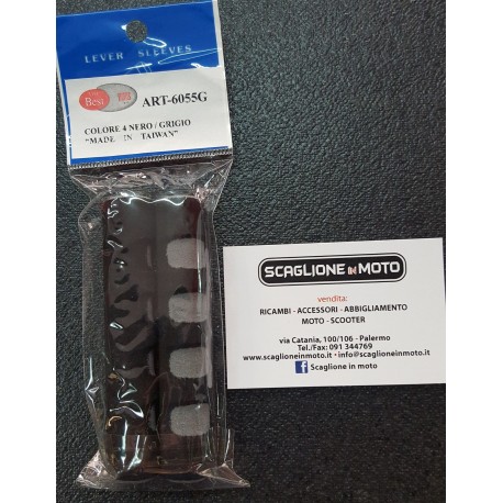 COPRILEVE BICOLORE NERO/GRIGIO