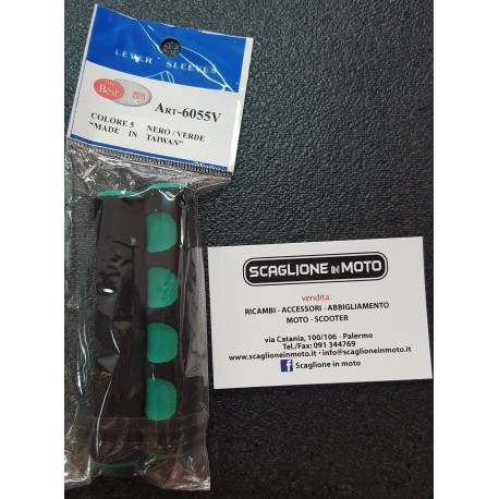 COPRILEVE BICOLORE NERO/VERDE