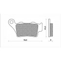 PASTIGLIE FRENO POST. "NEWFREN" APRILIA PEGASO 650 FACTORY '05-'09