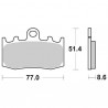 PASTIGLIE FRENO ANT. SINTERIZZATE "SBS" BMW R 850/1100/1150/1200 R-RT-GS