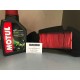 KIT OLIO MOTUL 5100 10W40+FILTRO ARIA HONDA SH 125/150 '05-'12