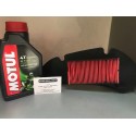 KIT OLIO MOTUL 5100 15W50+FILTRO ARIA HONDA SH 125/150 '05-'12