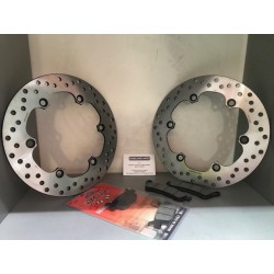 KIT DISCHI FRENO+PASTIGLIE ANT./POST. HONDA SH 300