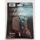 PASTIGLIE FRENO POST. HONDA SILVER-WING 125/150