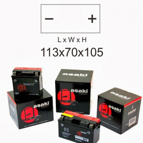 BATTERIA "ASAKI" CTZ7S-BS